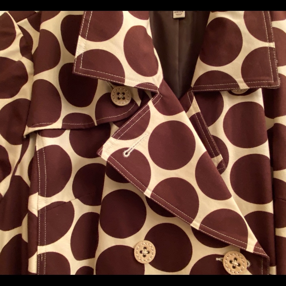 Merona Coat Brown & Cream plus size 28W / 30W